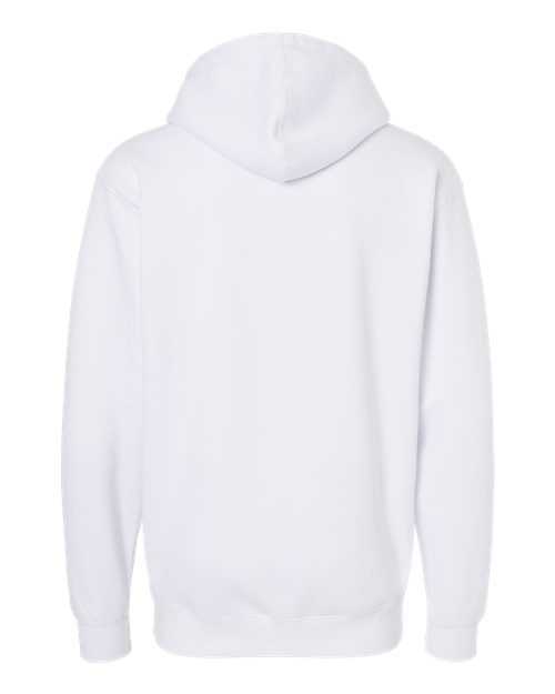 Independent Trading Co IND4000 Heavyweight Hooded Sweatshirt - White - HIT a Double