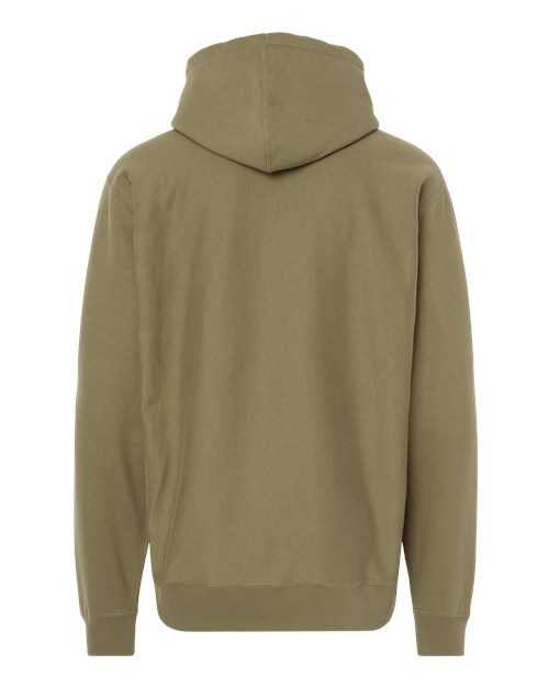 Independent Trading Co IND5000P Legend - Premium Heavyweight Cross-Grain Hooded Sweatshirt - Olive - HIT a Double
