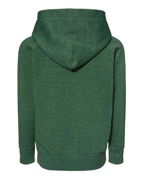 Independent Trading Co PRM10TSB Toddler Special Blend Raglan Hooded Sweatshirt - Moss - HIT a Double
