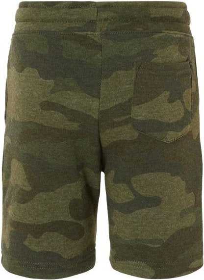 Independent Trading Co PRM11SRT Toddler Lightweight Special Blend Sweatshorts - Forest Camo Heather&quot; - &quot;HIT a Double