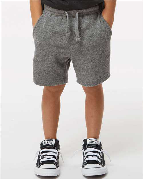 Independent Trading Co PRM11SRT Toddler Lightweight Special Blend Sweatshorts - Nickel" - "HIT a Double