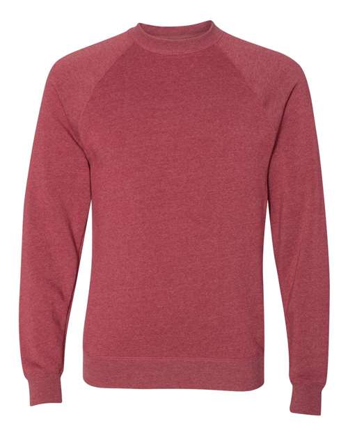 Independent Trading Co PRM30SBC Unisex Special Blend Raglan Sweatshirt - Crimson - HIT a Double