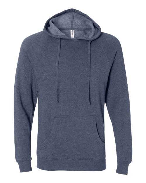 Independent Trading Co PRM33SBP Unisex Special Blend Raglan Hooded Sweatshirt - Midnight Navy - HIT a Double