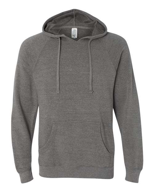 Independent Trading Co PRM33SBP Unisex Special Blend Raglan Hooded Sweatshirt - Nickel - HIT a Double