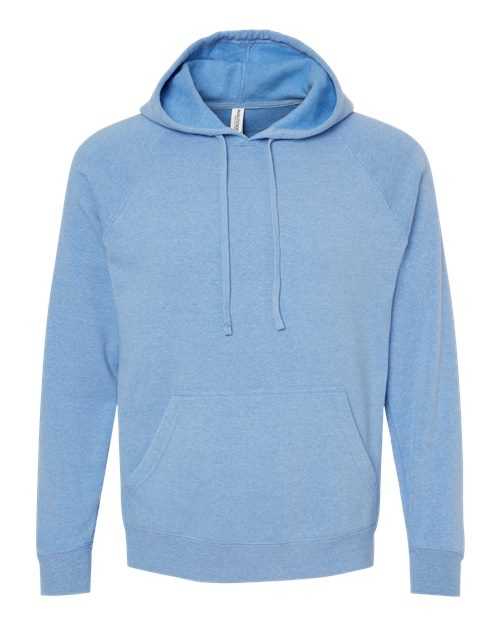 Independent Trading Co PRM33SBP Unisex Special Blend Raglan Hooded Sweatshirt - Pacific - HIT a Double