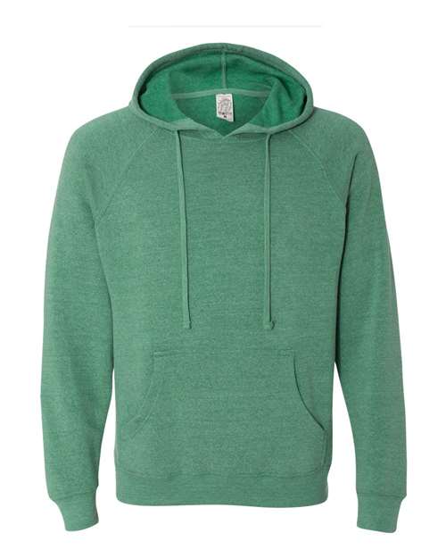 Independent Trading Co PRM33SBP Unisex Special Blend Raglan Hooded Sweatshirt - Sea Green - HIT a Double