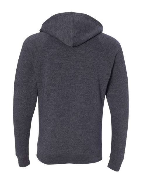 Independent Trading Co PRM33SBZ Unisex Special Blend Raglan Full-Zip Hooded Sweatshirt - Midnight Navy - HIT a Double