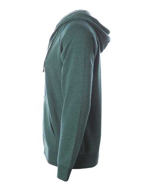 Independent Trading Co PRM33SBZ Unisex Special Blend Raglan Full-Zip Hooded Sweatshirt - Moss - HIT a Double