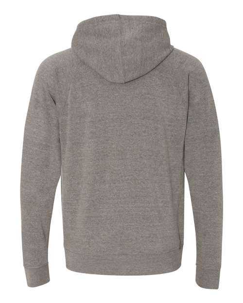 Independent Trading Co PRM33SBZ Unisex Special Blend Raglan Full-Zip Hooded Sweatshirt - Nickel - HIT a Double