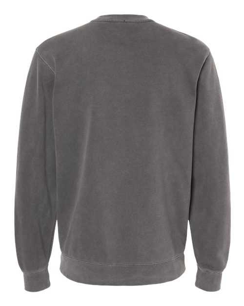 Independent Trading Co PRM3500 Unisex Midweight Pigment-Dyed Crewneck Sweatshirt - Pigment Black - HIT a Double