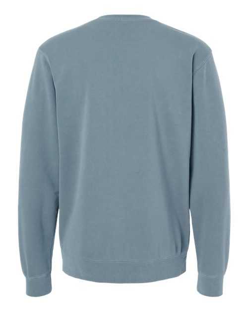 Independent Trading Co PRM3500 Unisex Midweight Pigment-Dyed Crewneck Sweatshirt - Pigment Slate Blue - HIT a Double