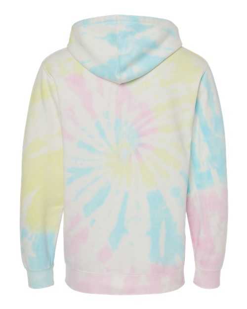 Independent Trading Co PRM4500TD Unisex Midweight Tie-Dyed Hooded Sweatshirt - Tie Dye Sunset Swirl - HIT a Double