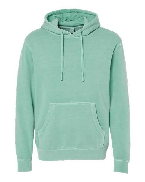 Independent Trading Co PRM4500 Unisex Midweight Pigment-Dyed Hooded Sweatshirt - Pigment Mint - HIT a Double