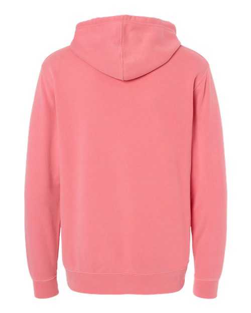 Independent Trading Co PRM4500 Unisex Midweight Pigment-Dyed Hooded Sweatshirt - Pigment Pink - HIT a Double