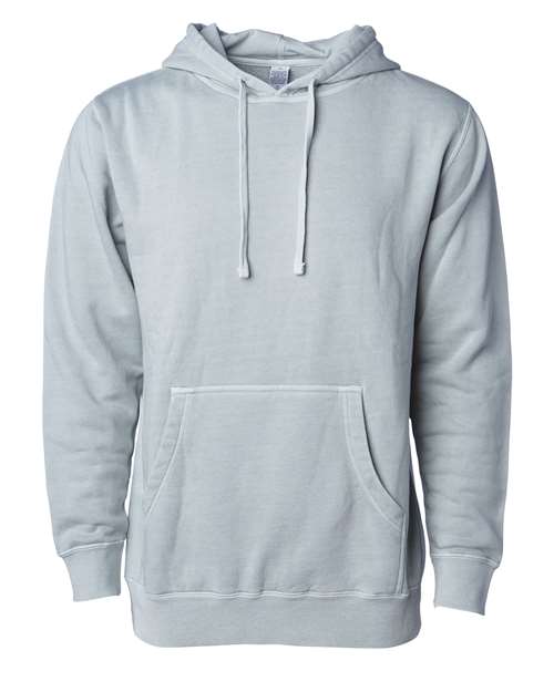 Independent Trading Co PRM4500 Unisex Midweight Pigment-Dyed Hooded Sweatshirt - Pigment Sage - HIT a Double