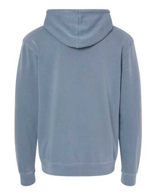 Independent Trading Co PRM4500 Unisex Midweight Pigment-Dyed Hooded Sweatshirt - Pigment Slate Blue - HIT a Double