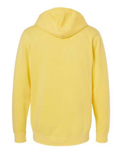 Independent Trading Co PRM4500 Unisex Midweight Pigment-Dyed Hooded Sweatshirt - Pigment Yellow - HIT a Double
