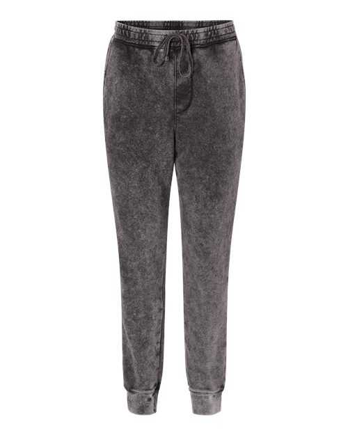 Independent Trading Co PRM50PTMW Mineral Wash Fleece Pants - Black - HIT a Double
