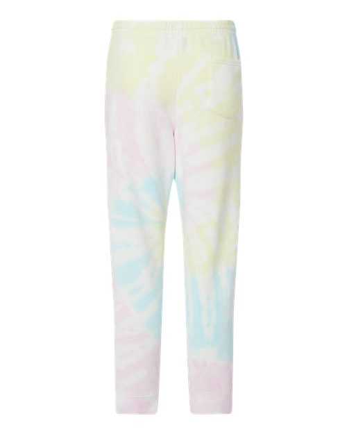 Independent Trading Co PRM50PTTD Tie-Dyed Fleece Pants - Tie Dye Sunset Swirl - HIT a Double
