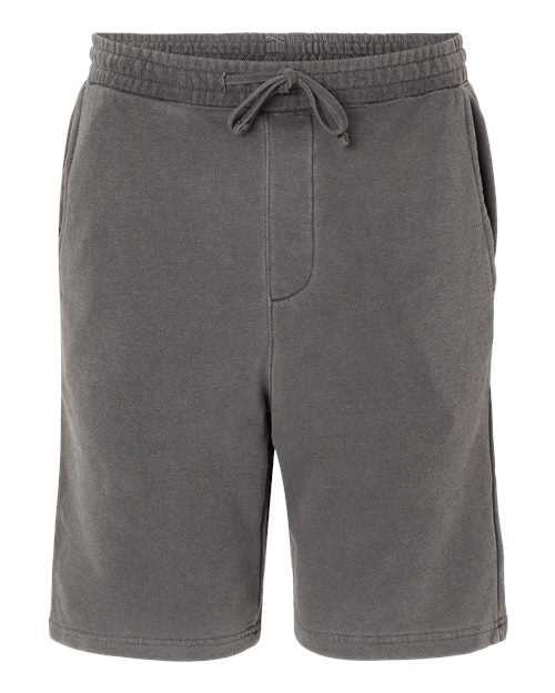 Independent Trading Co PRM50STPD Pigment-Dyed Fleece Shorts - Pigment Black - HIT a Double