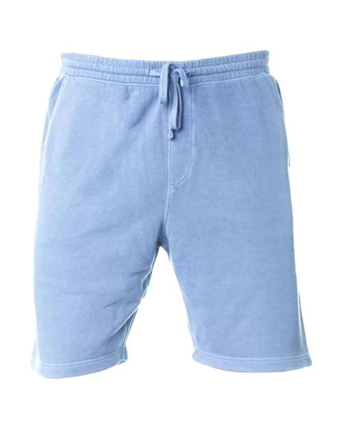 Independent Trading Co PRM50STPD Pigment-Dyed Fleece Shorts - Pigment Light Blue - HIT a Double