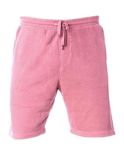 Independent Trading Co PRM50STPD Pigment-Dyed Fleece Shorts - Pigment Pink - HIT a Double
