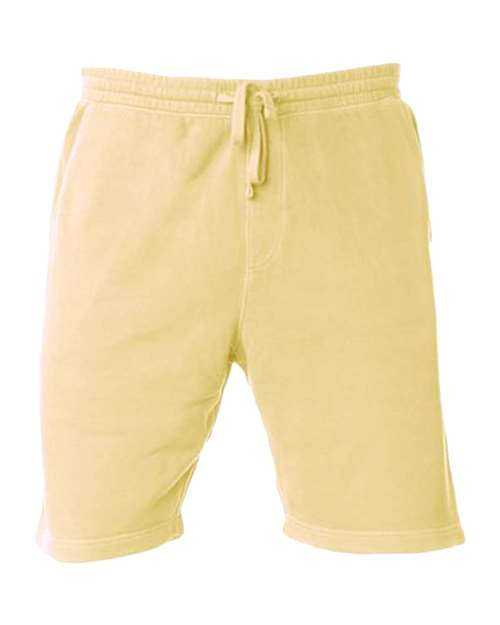 Independent Trading Co PRM50STPD Pigment-Dyed Fleece Shorts - Pigment Yellow - HIT a Double