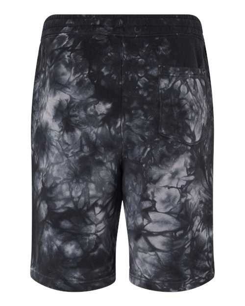 Independent Trading Co PRM50STTD Tie-Dyed Fleece Shorts - Tie Dye Black - HIT a Double