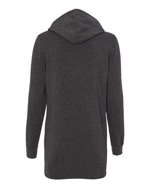 Independent Trading Co PRM65DRS Womens Special Blend Hooded Sweatshirt Dress - Carbon - HIT a Double