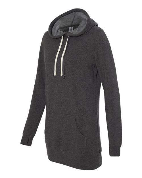 Independent Trading Co PRM65DRS Womens Special Blend Hooded Sweatshirt Dress - Carbon - HIT a Double