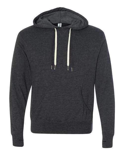 Independent Trading Co PRM90HT Unisex Midweight French Terry Hooded Sweatshirt - Charcoal Heather - HIT a Double
