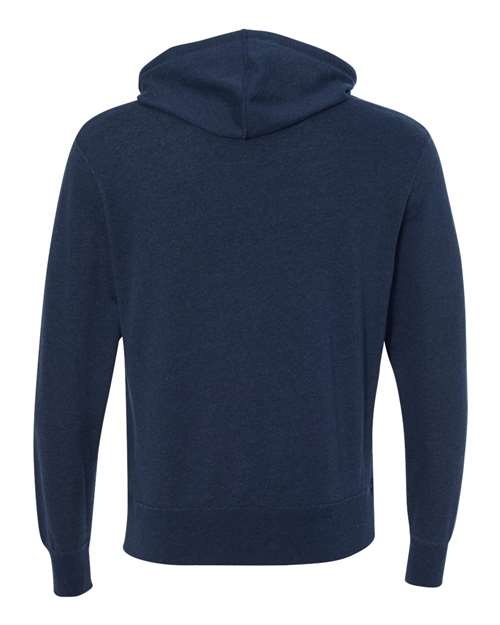 Independent Trading Co PRM90HT Unisex Midweight French Terry Hooded Sweatshirt - Navy Heather - HIT a Double