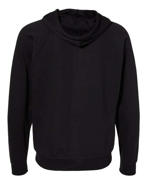 Independent Trading Co SS1000Z Icon Unisex Lightweight Loopback Terry Full-Zip Hooded Sweatshirt - Black - HIT a Double
