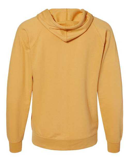 Independent Trading Co SS1000Z Icon Unisex Lightweight Loopback Terry Full-Zip Hooded Sweatshirt - Harvest Gold - HIT a Double