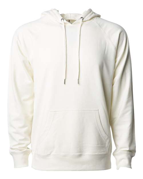 Independent Trading Co SS1000 Icon Unisex Lightweight Loopback Terry Hooded Sweatshirt - Bone - HIT a Double