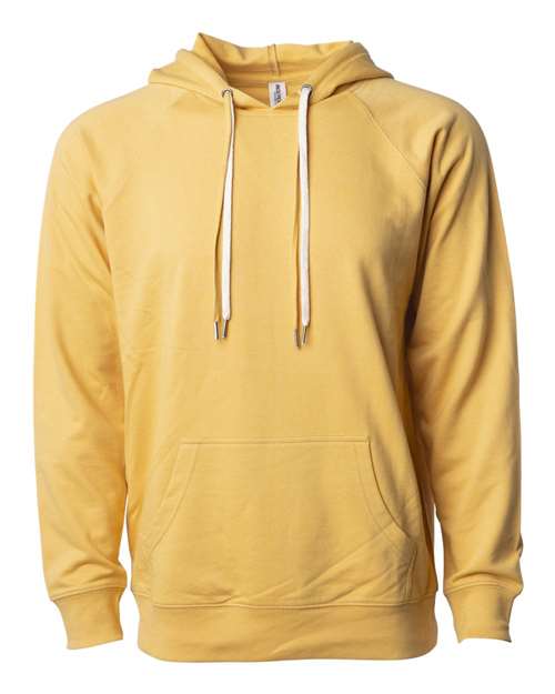 Independent Trading Co SS1000 Icon Unisex Lightweight Loopback Terry Hooded Sweatshirt - Harvest Gold - HIT a Double
