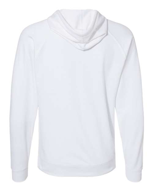 Independent Trading Co SS1000 Icon Unisex Lightweight Loopback Terry Hooded Sweatshirt - White - HIT a Double