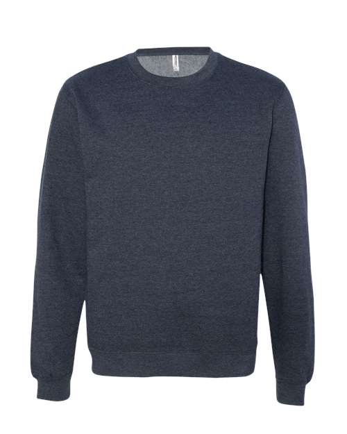 Independent Trading Co SS3000 Midweight Sweatshirt - Classic Navy Heather - HIT a Double