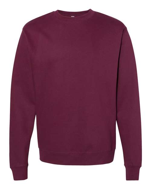Independent Trading Co SS3000 Midweight Sweatshirt - Maroon - HIT a Double