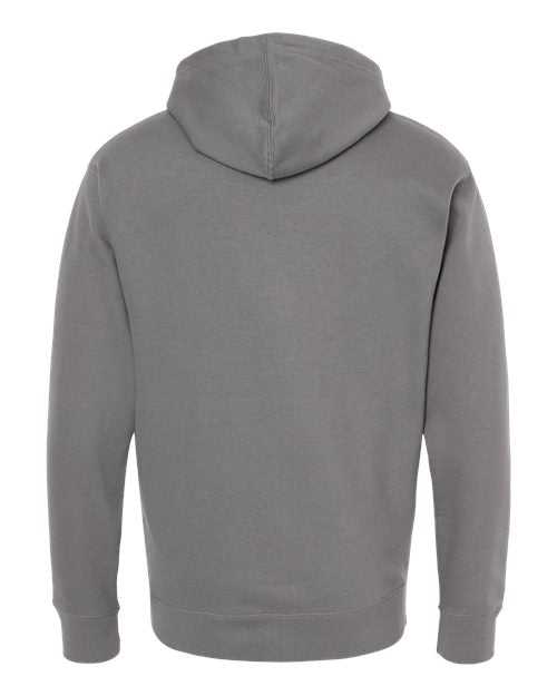 Independent Trading Co SS4500Z Midweight Full-Zip Hooded Sweatshirt - Charcoal - HIT a Double