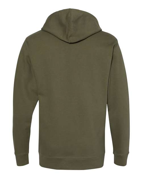 Independent Trading Co SS4500 Midweight Hooded Sweatshirt - Army - HIT a Double