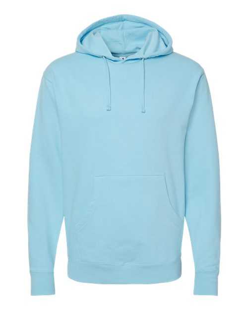 Independent Trading Co SS4500 Midweight Hooded Sweatshirt - Blue Aqua - HIT a Double