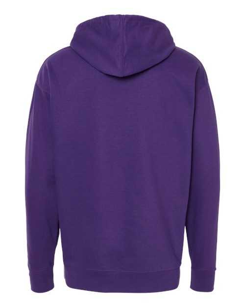 Independent Trading Co SS4500 Midweight Hooded Sweatshirt - Purple - HIT a Double