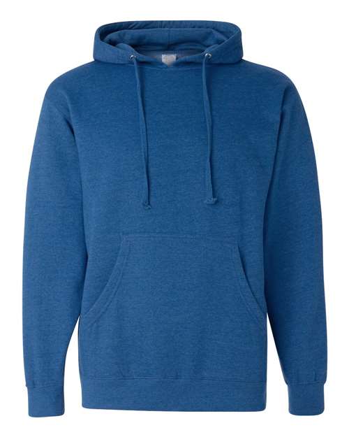 Independent Trading Co SS4500 Midweight Hooded Sweatshirt - Royal Heather - HIT a Double