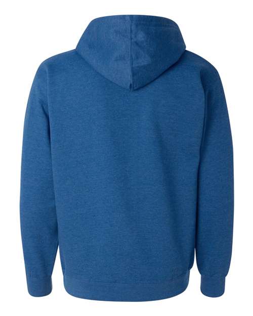 Independent Trading Co SS4500 Midweight Hooded Sweatshirt - Royal Heather - HIT a Double