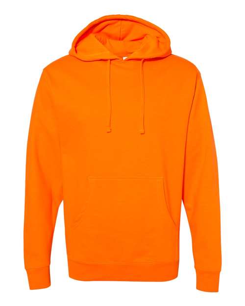Independent Trading Co SS4500 Midweight Hooded Sweatshirt - Safety Orange - HIT a Double