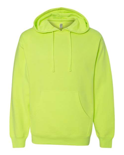 Independent Trading Co SS4500 Midweight Hooded Sweatshirt - Safety Yellow - HIT a Double