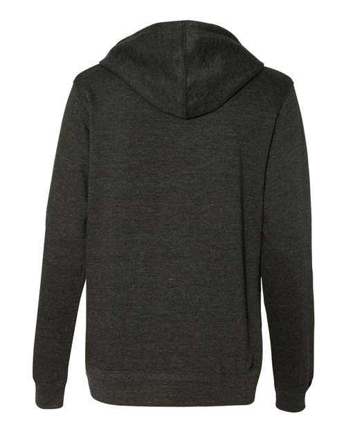 Independent Trading Co SS650 Juniors Heavenly Fleece Lightweight Hooded Sweatshirt - Charcoal Heather - HIT a Double