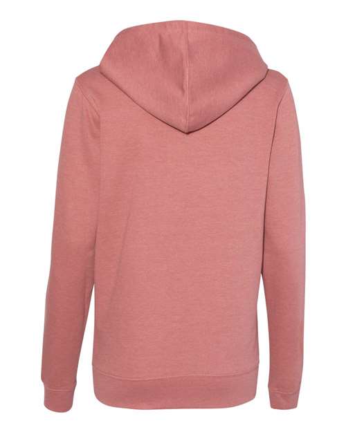 Independent Trading Co SS650 Juniors Heavenly Fleece Lightweight Hooded Sweatshirt - Dusty Rose - HIT a Double