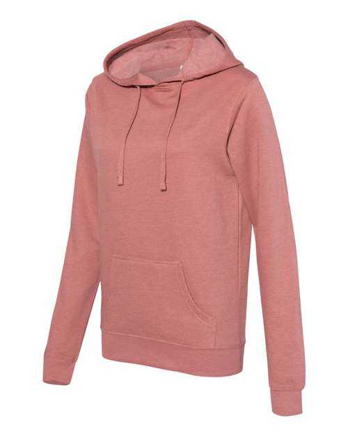 Independent Trading Co SS650 Juniors Heavenly Fleece Lightweight Hooded Sweatshirt - Dusty Rose - HIT a Double